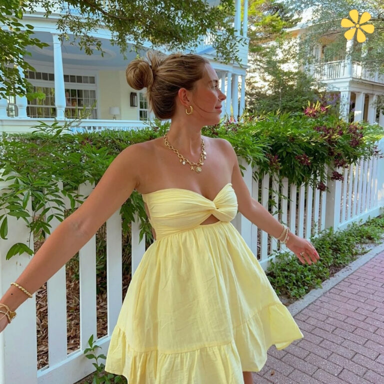 Yellow Dress Captions