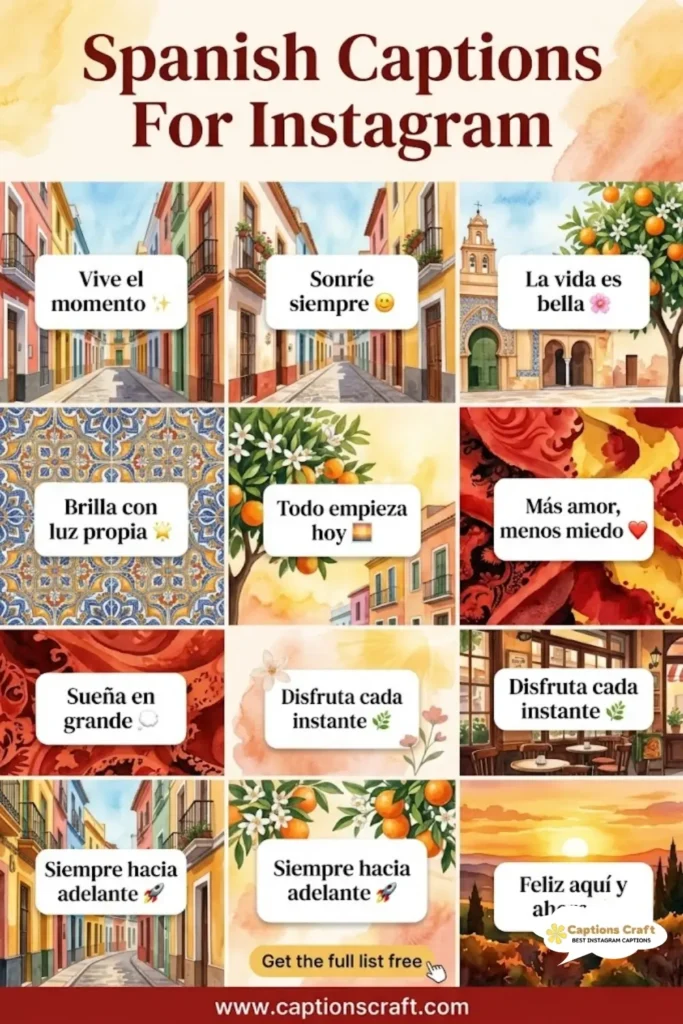 147+ Inspiring Spanish Captions For Instagram and Quotes to Spark Connection