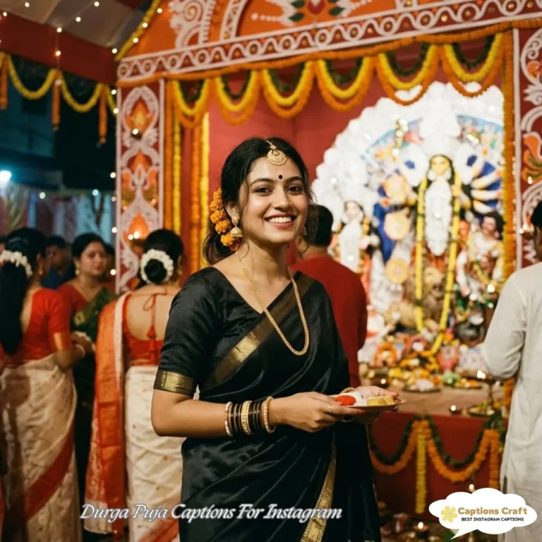Celebrate with 129+ Stunning Durga Puja Captions For Instagram and Quotes Magic