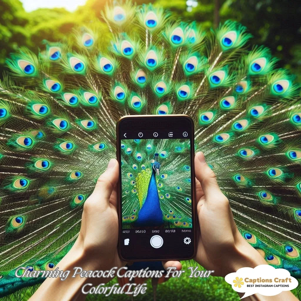 135+ Radiant Peacock Captions For Instagram and Quotes to Shine Bright