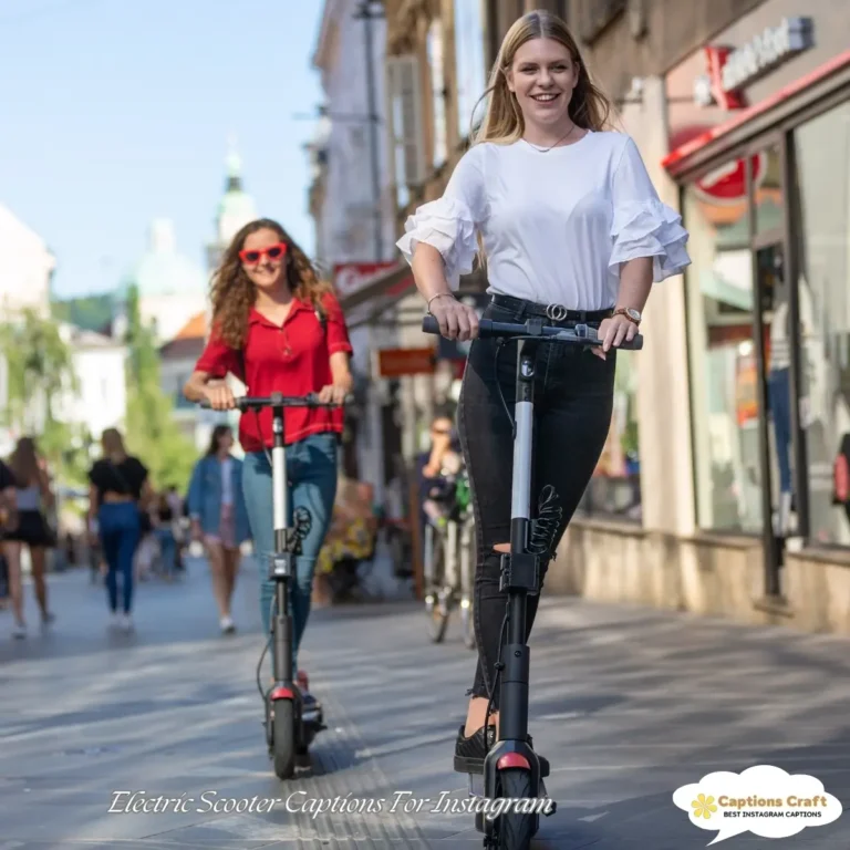 Electric Scooter Captions For Instagram