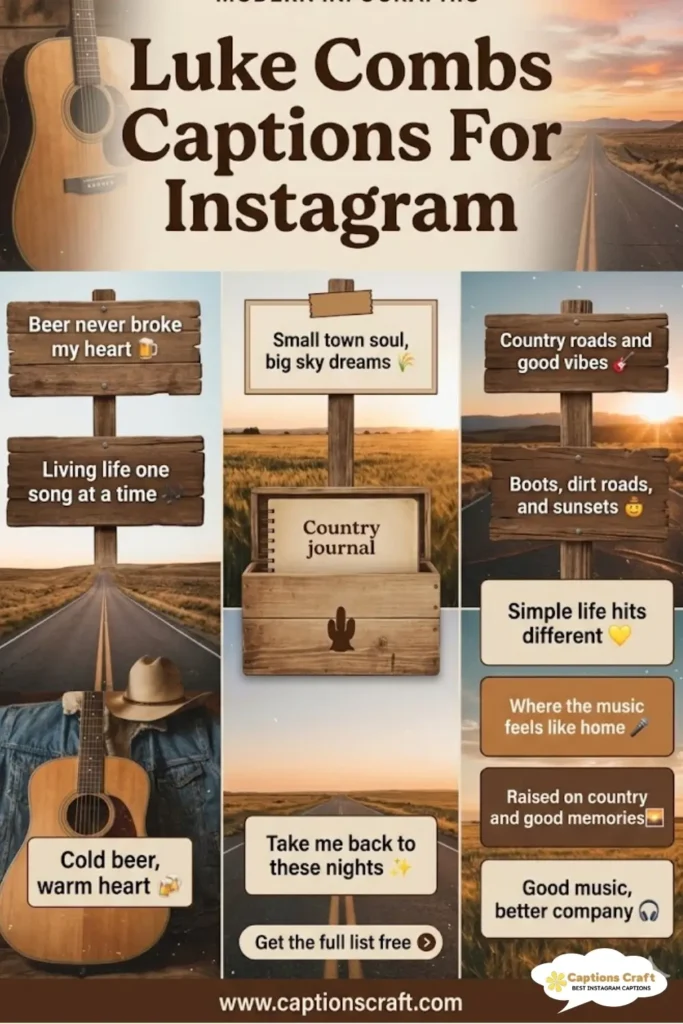 149+ Inspiring Luke Combs Captions For Instagram and Quotes to Share Your Country Vibes