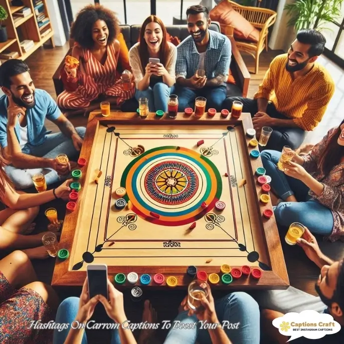 Hashtags On Carrom Captions To Boost Your Post
