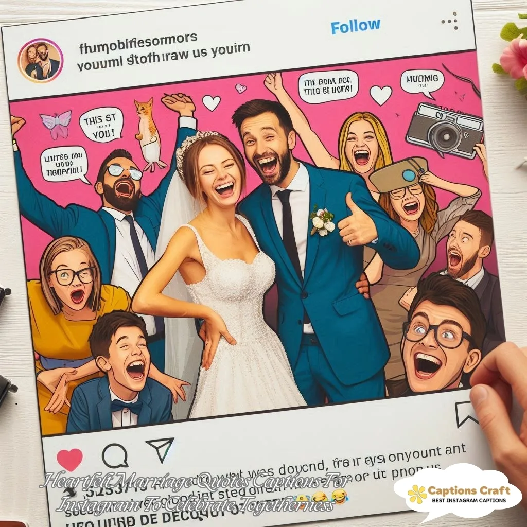 127+ Charming Marriage Captions For Instagram and Quotes to Celebrate Love