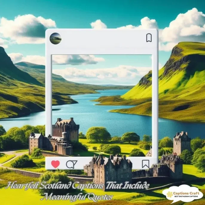 Heartfelt Scotland Captions That Include Meaningful Quotes