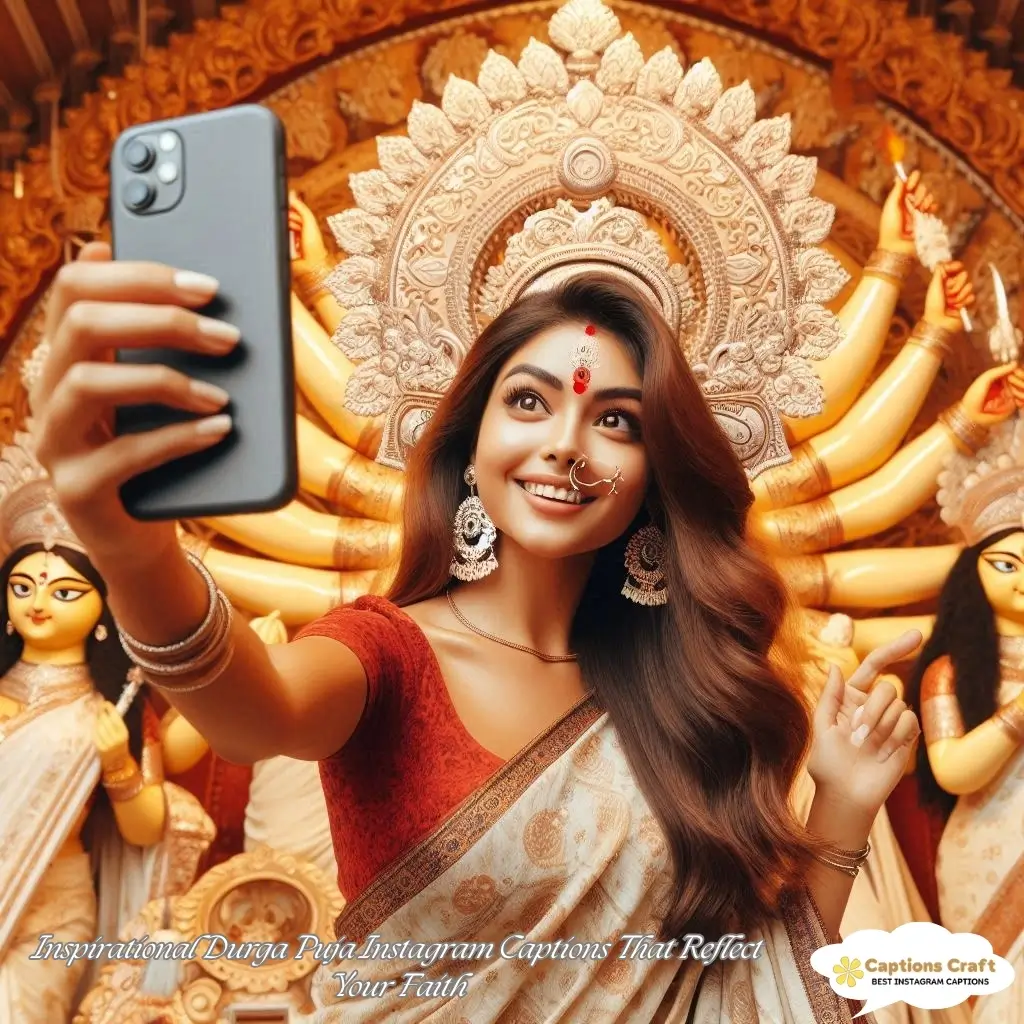 Celebrate with 129+ Stunning Durga Puja Captions For Instagram and Quotes Magic