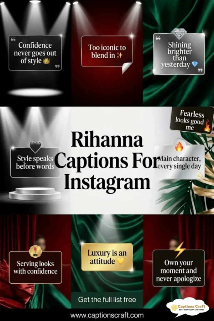 123+ Powerful Rihanna Captions For Instagram and Inspiring Quotes to Shine Bright