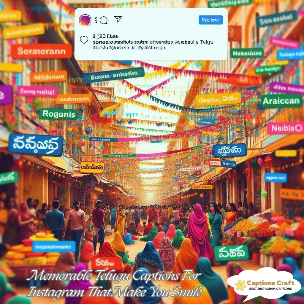 Memorable Telugu Captions For Instagram That Make You Smile
