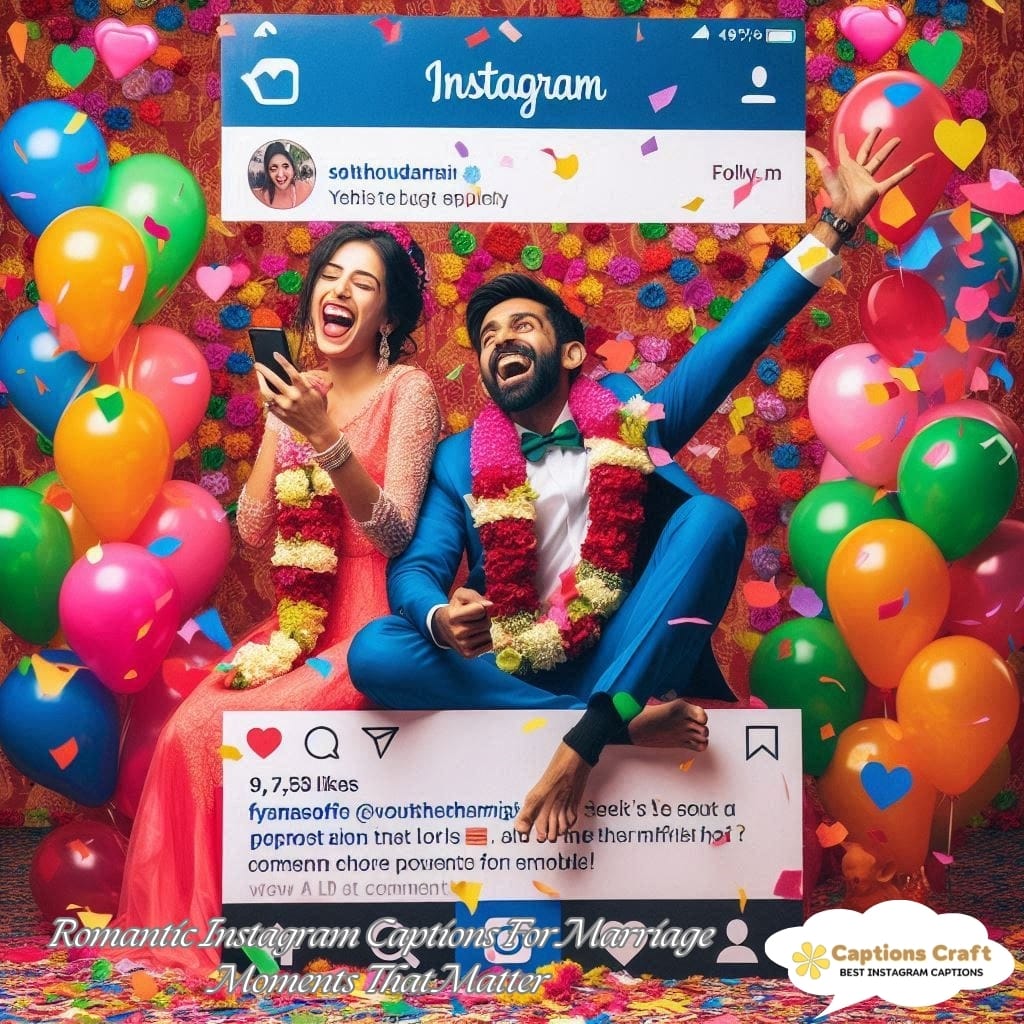 Romantic Instagram Captions For Marriage Moments That Matter