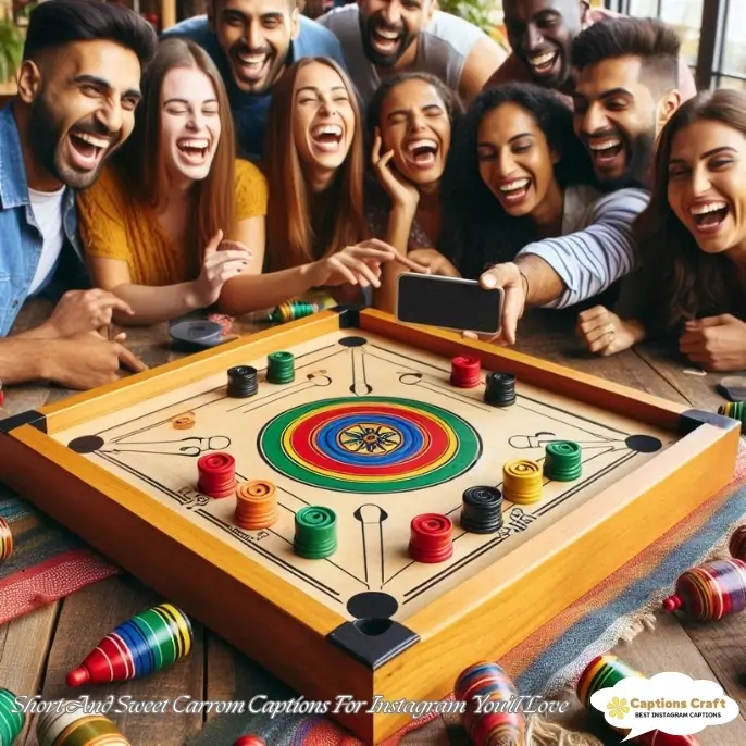 Short And Sweet Carrom Captions For Instagram Youll Love