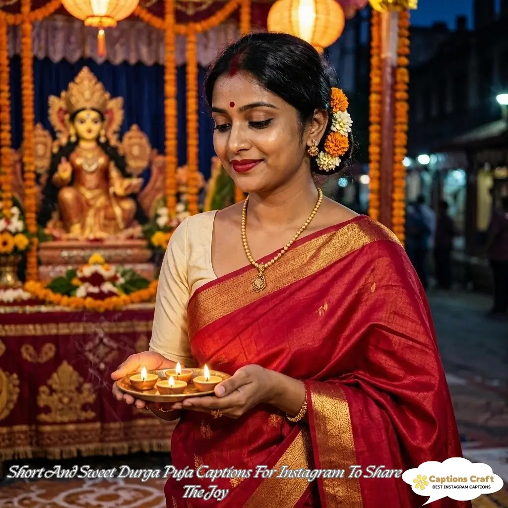 Celebrate with 129+ Stunning Durga Puja Captions For Instagram and Quotes Magic