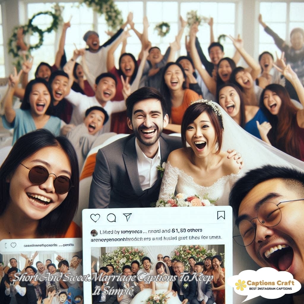 Short And Sweet Marriage Captions To Keep It Simple