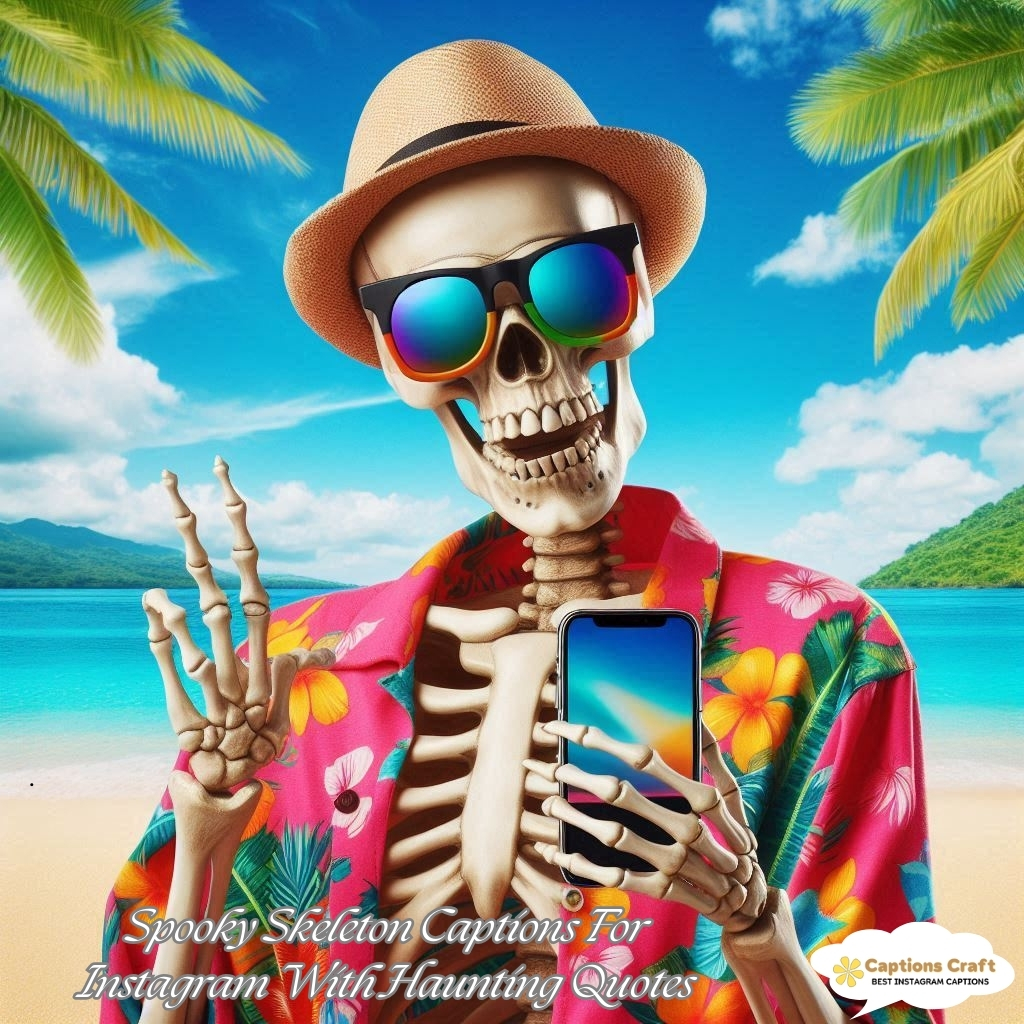 Spooky Skeleton Captions For Instagram With Haunting Quotes