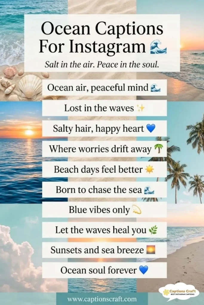 127+ Inspiring Ocean Captions For Instagram and Quotes to Make Waves