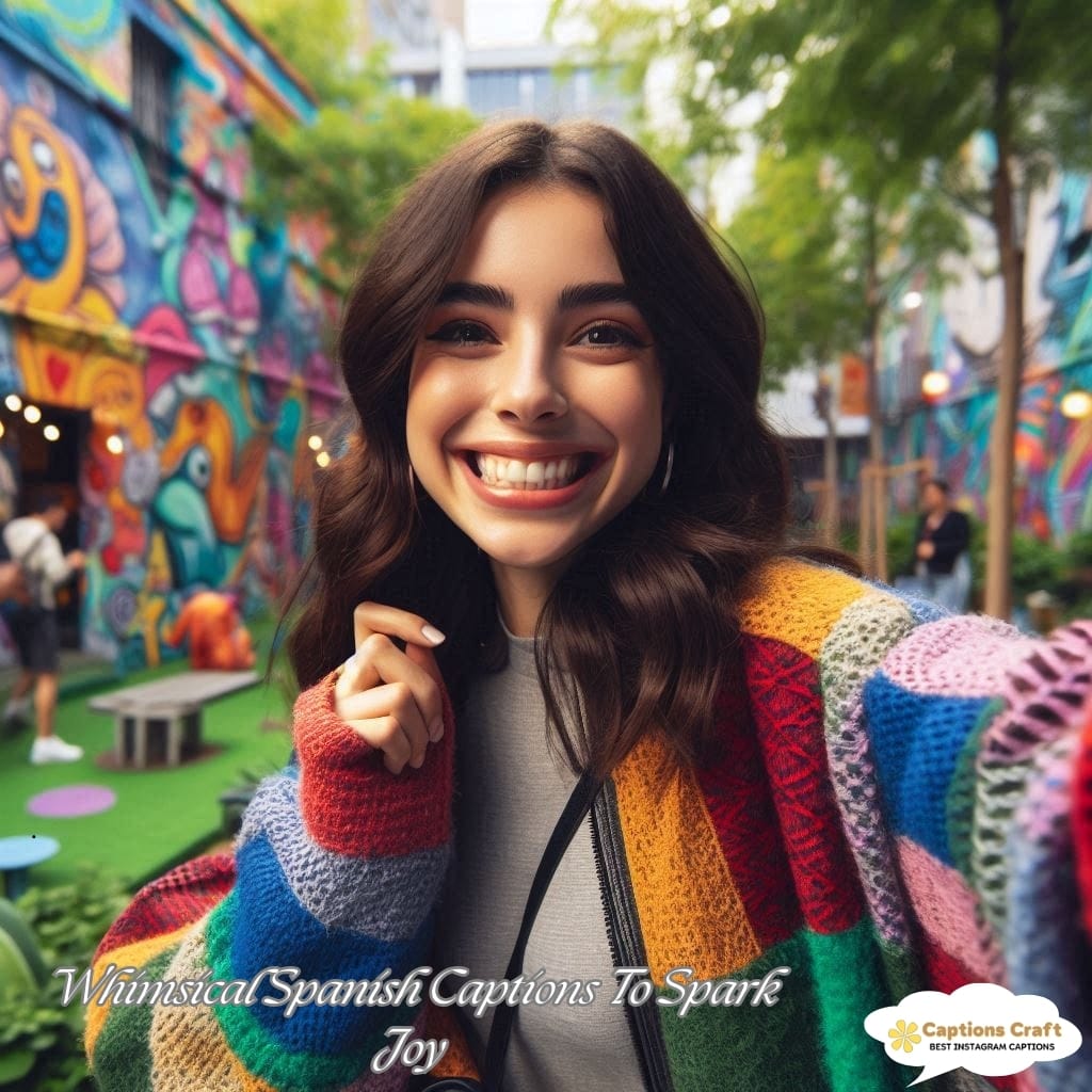 Whimsical Spanish Captions To Spark Joy