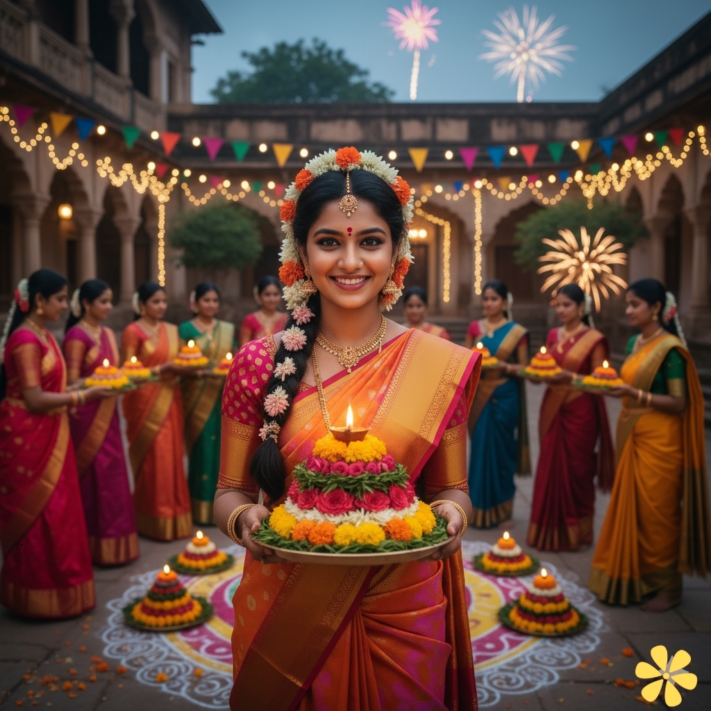 200+ Bathukamma Captions For Instagram That Celebrate Tradition and Joy 5 Bathukamma Captions For Instagram