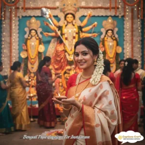 147+ Beautiful Bengali Puja Captions For Instagram Full Of Festive Feels