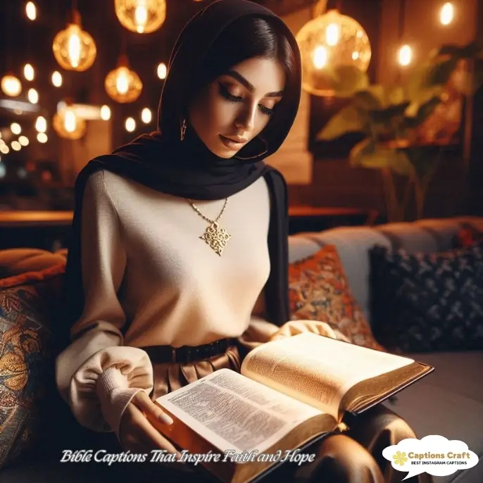 Bible Captions That Inspire Faith and Hope
