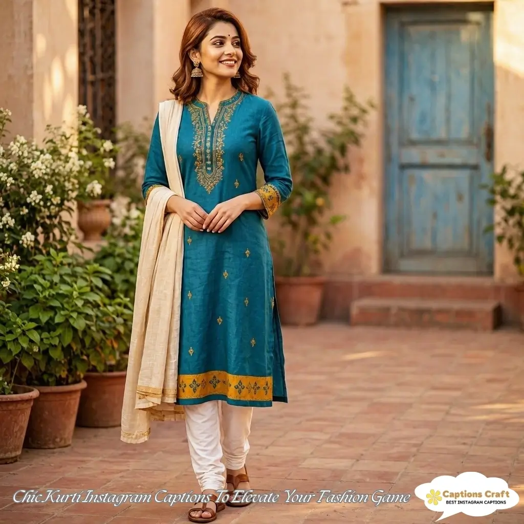 139+ Inspiring Kurti Captions For Instagram That Make Your Style Shine