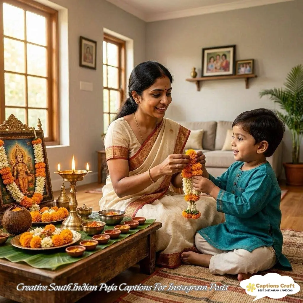 137+ Inspiring South Indian Puja Captions For Instagram and Heartfelt Quotes