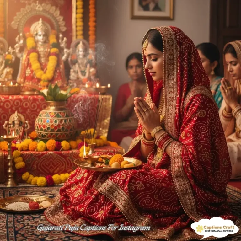 Gujarati Puja Caption For Instagram
