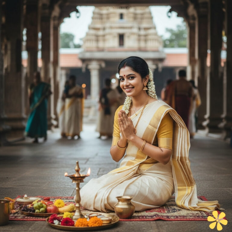 Guruvayur Temple Puja Captions for Instagram