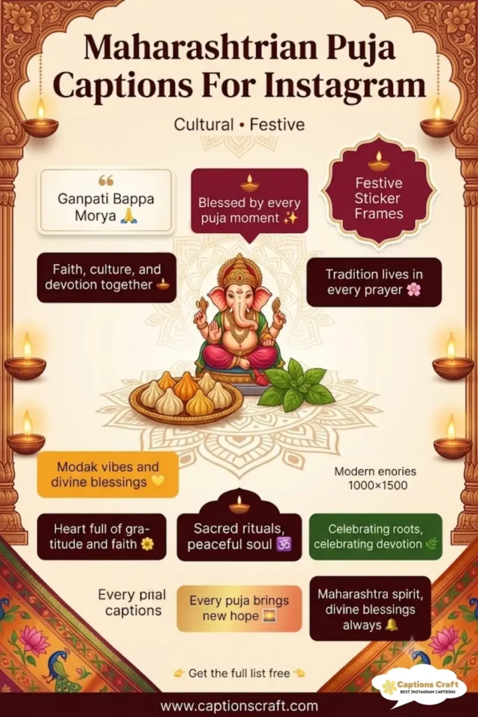 137+ Radiant Maharashtrian Puja Captions For Instagram and Quotes to Inspire