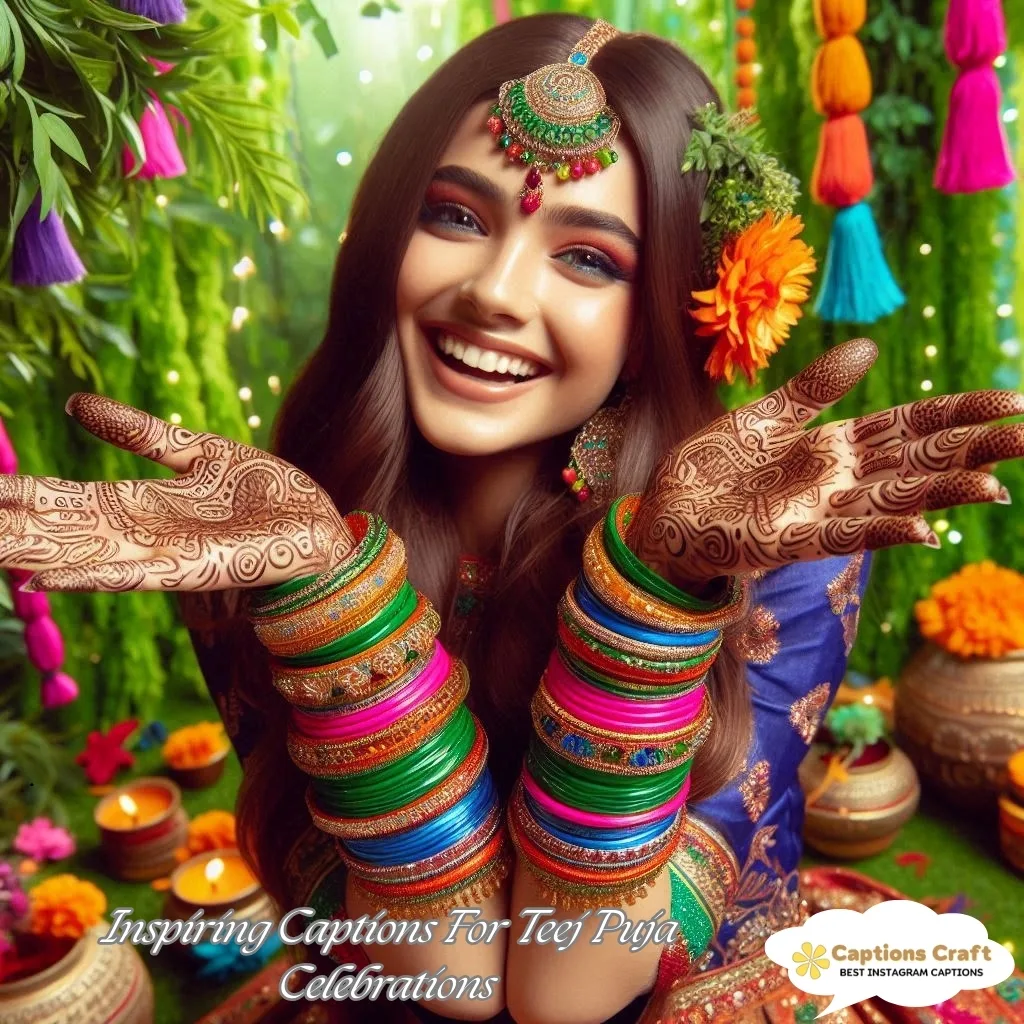 Inspiring Captions For Teej Puja Celebrations