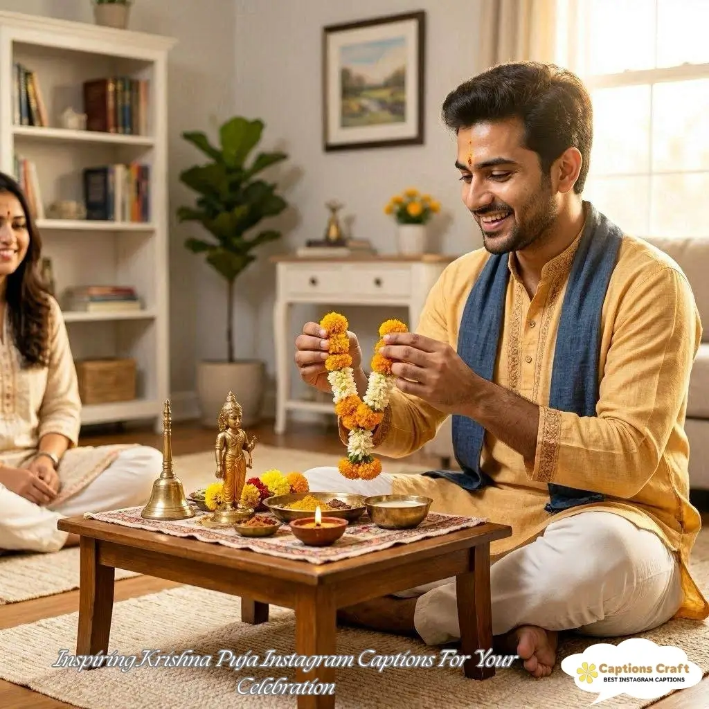 129+ Divine Krishna Puja Captions For Instagram & Quotes to Inspire Your Celebration