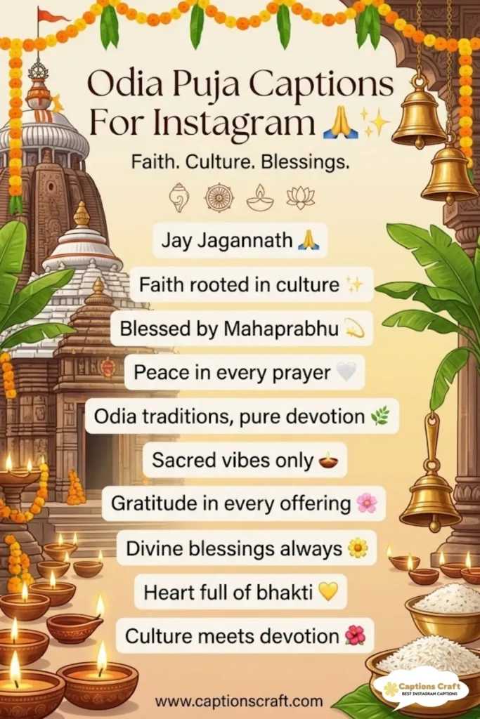 139+ Inspiring Odia Puja Captions For Instagram and Quotes to Celebrate Joy