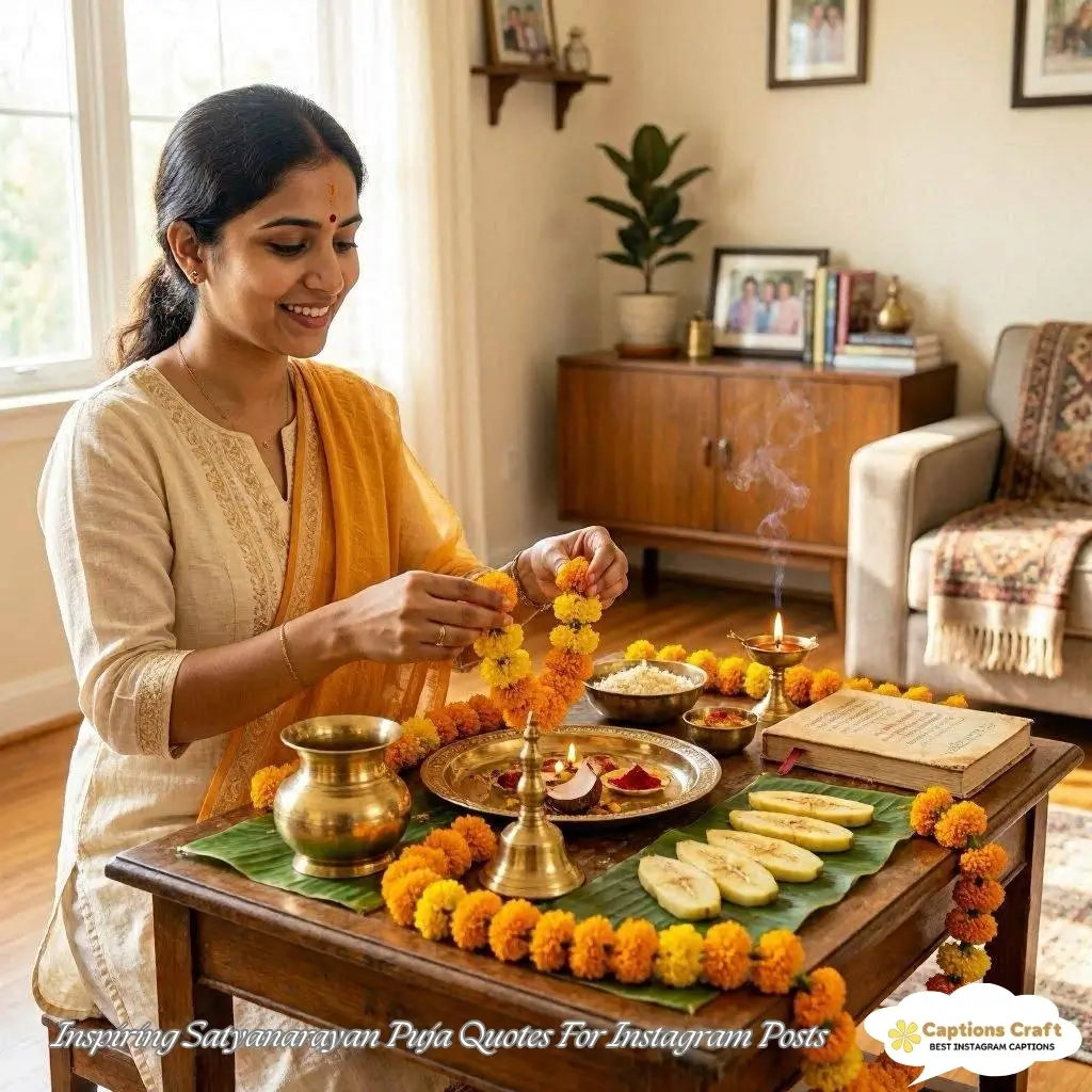 135+ Inspiring Satyanarayan Puja Captions For Instagram and Quotes to Shine Bright
