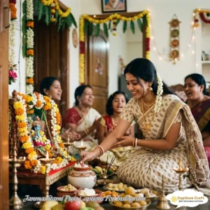 137+ Magical Janmashtami Puja Captions For Instagram to Celebrate Joy
