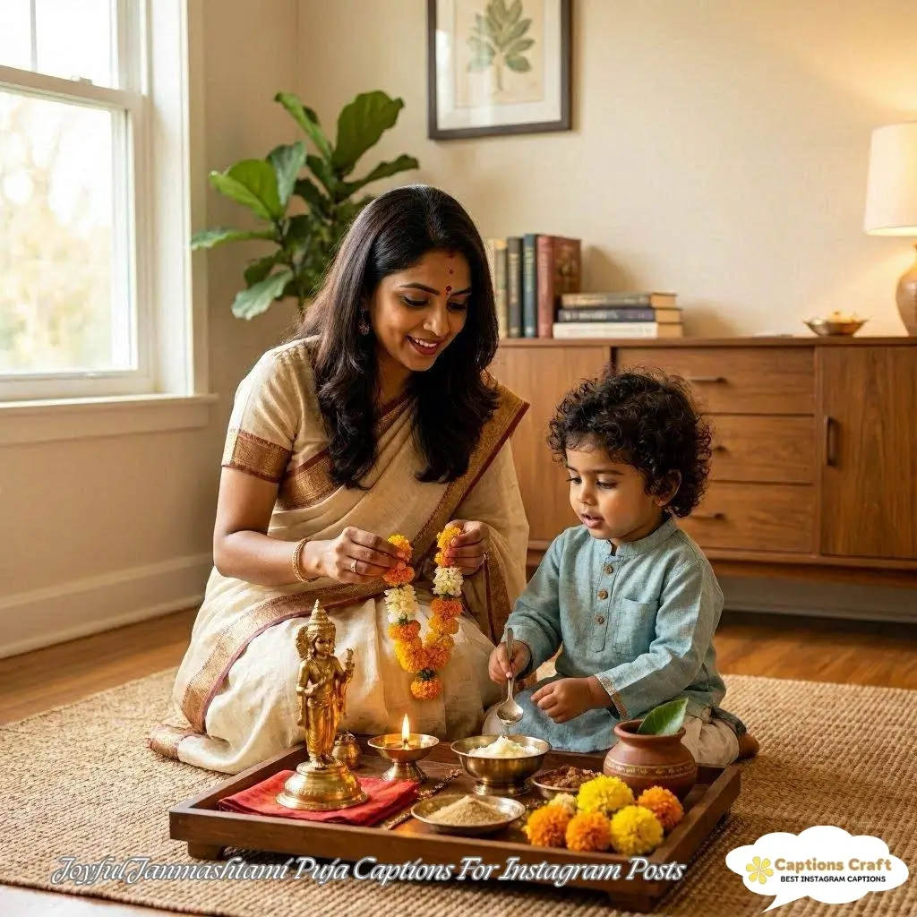 137+ Magical Janmashtami Puja Captions For Instagram to Celebrate Joy