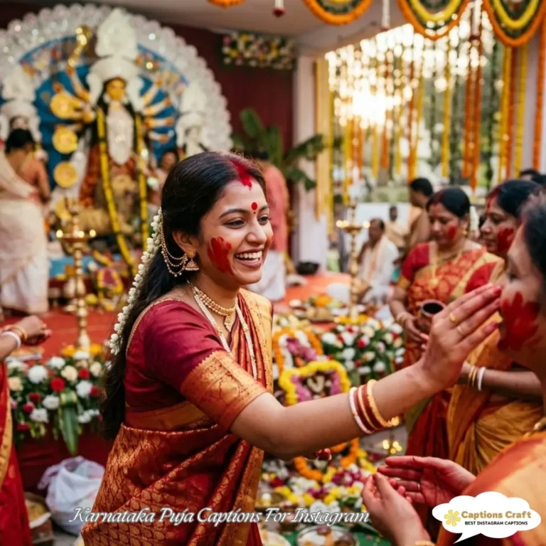 Karnataka Puja Captions For Instagram