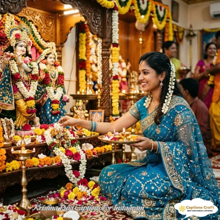 Krishna Puja Captions For Instagram