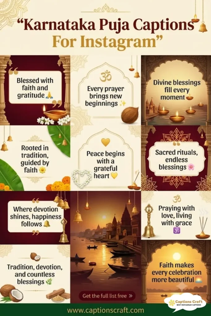 125+ Creative Karnataka Puja Captions For Instagram and Quotes to Celebrate Your Festivities