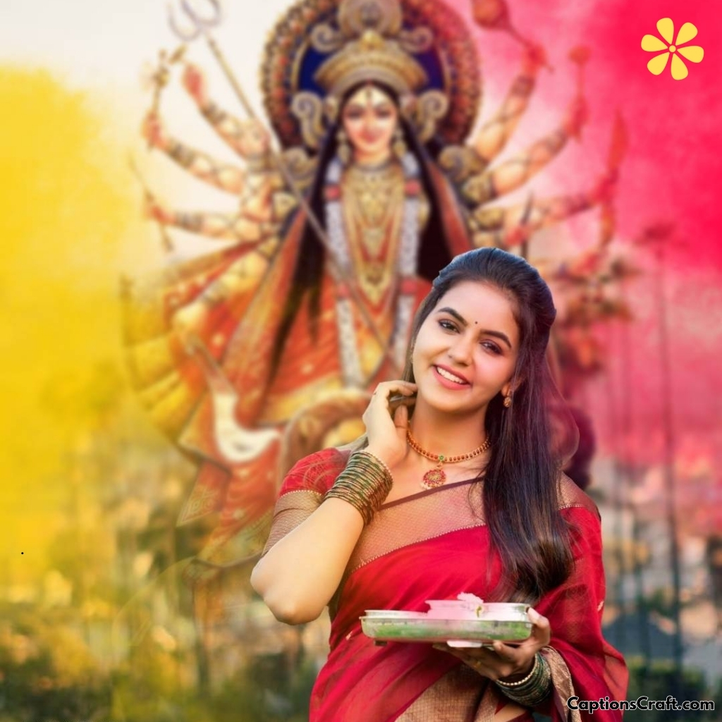 Navratri Puja Captions for Instagram