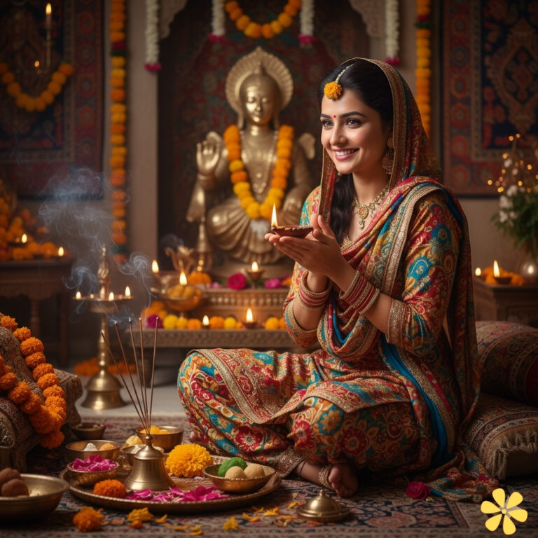 Punjabi Puja Captions for Instagram