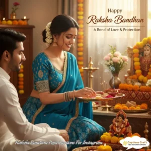135+ Magical Raksha Bandhan Puja Captions For Instagram and Heartwarming Quotes