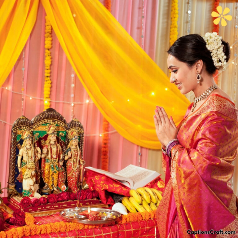 Rama Puja Captions for Instagram
