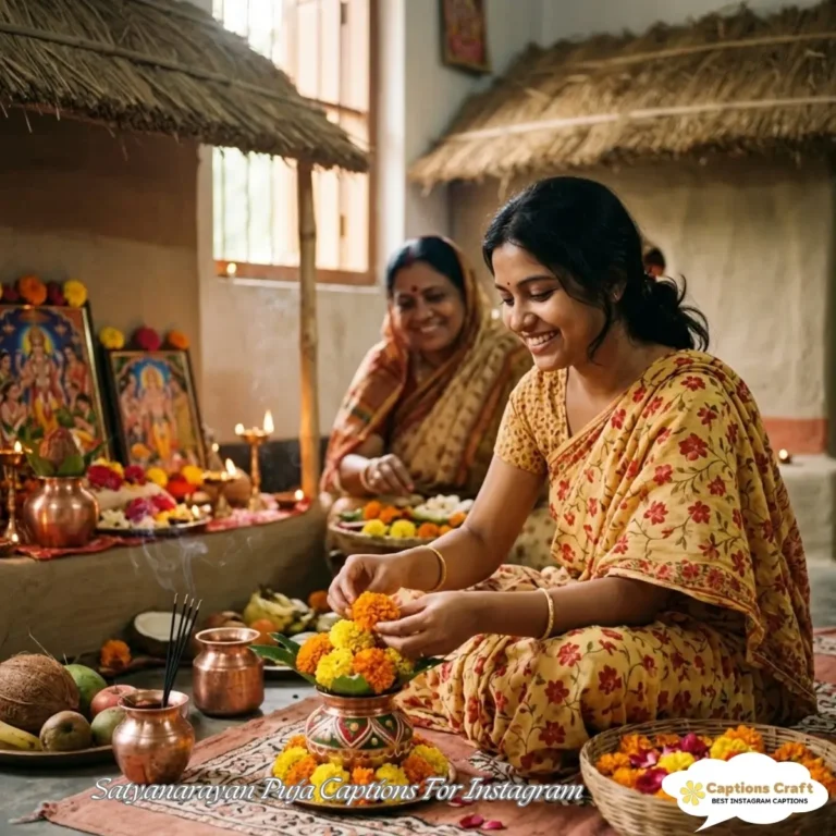 Satyanarayan Puja Captions For Instagram