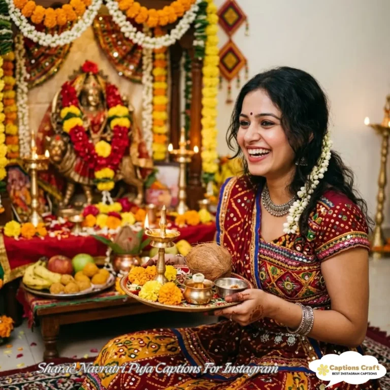 Sharad Navratri Puja Captions For Instagram