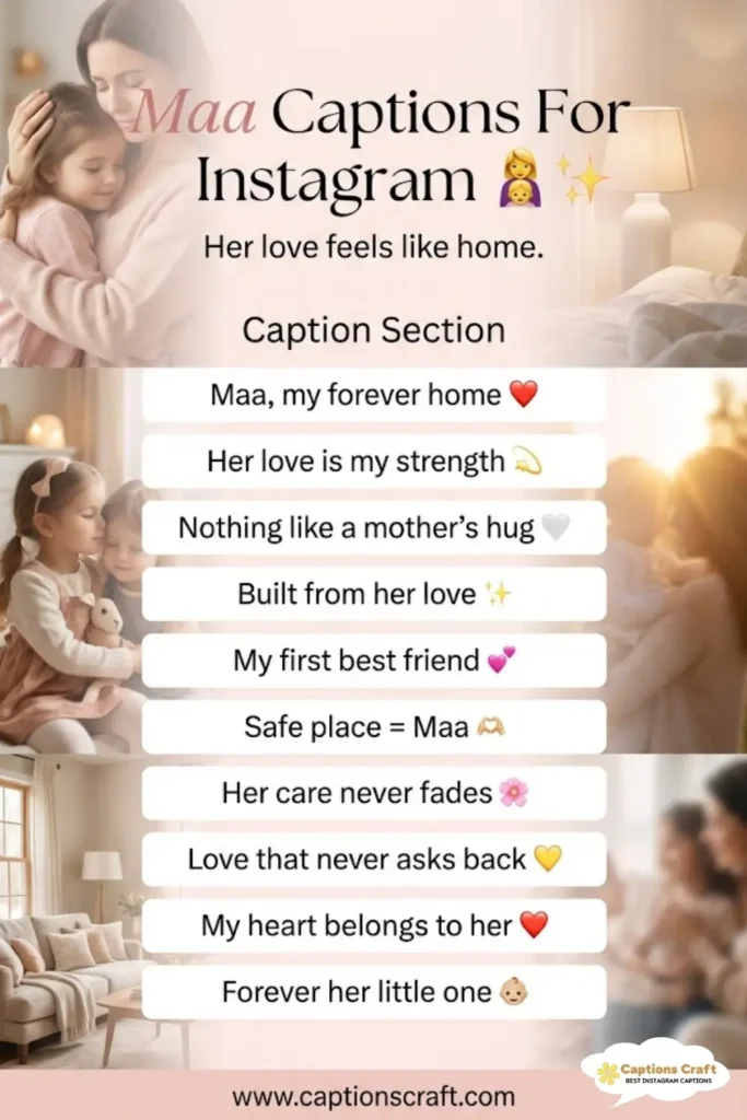 139+ Inspiring Maa Captions For Instagram and Quotes to Brighten Your Feed