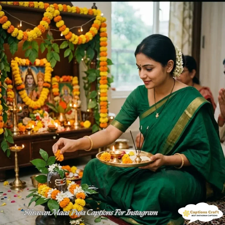 Shravan Maas Puja Captions For Instagram