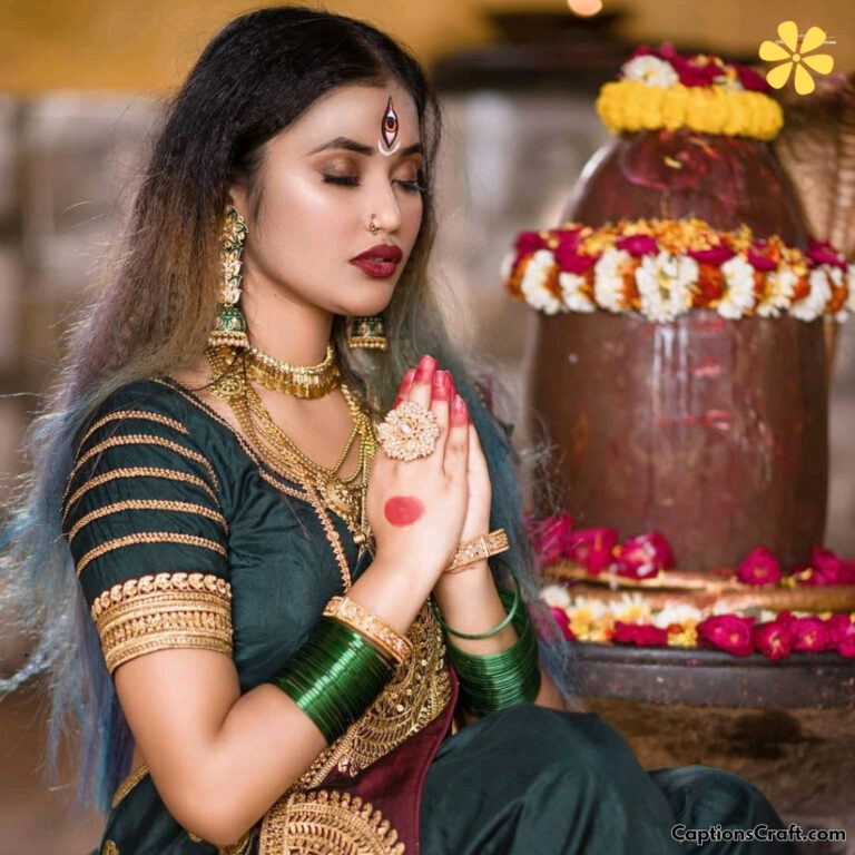 Shravan Maas Puja Captions for Instagram