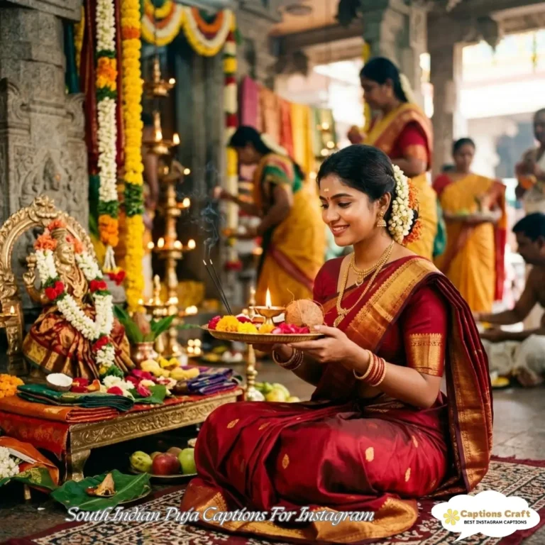 South Indian Puja Captions For Instagram