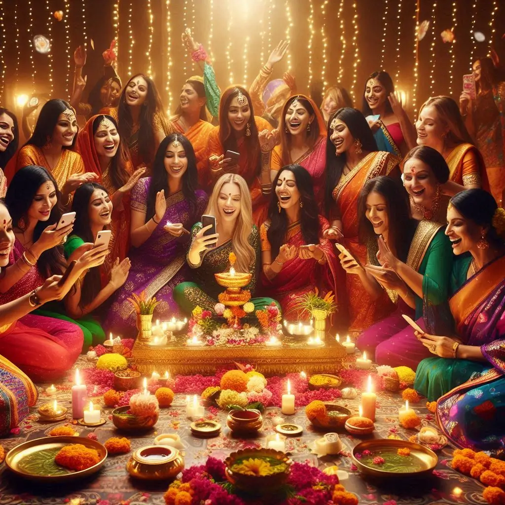 Sparkling Diwali Puja Captions For Celebrations
