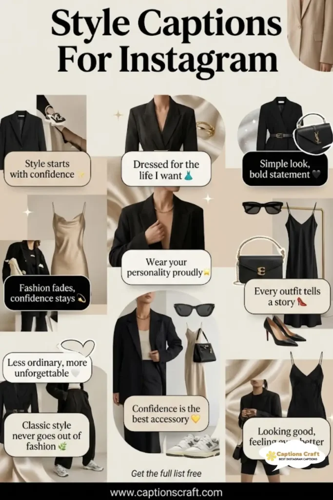 135+ Inspiring Style Captions For Instagram and Quotes to Shine Bright Online
