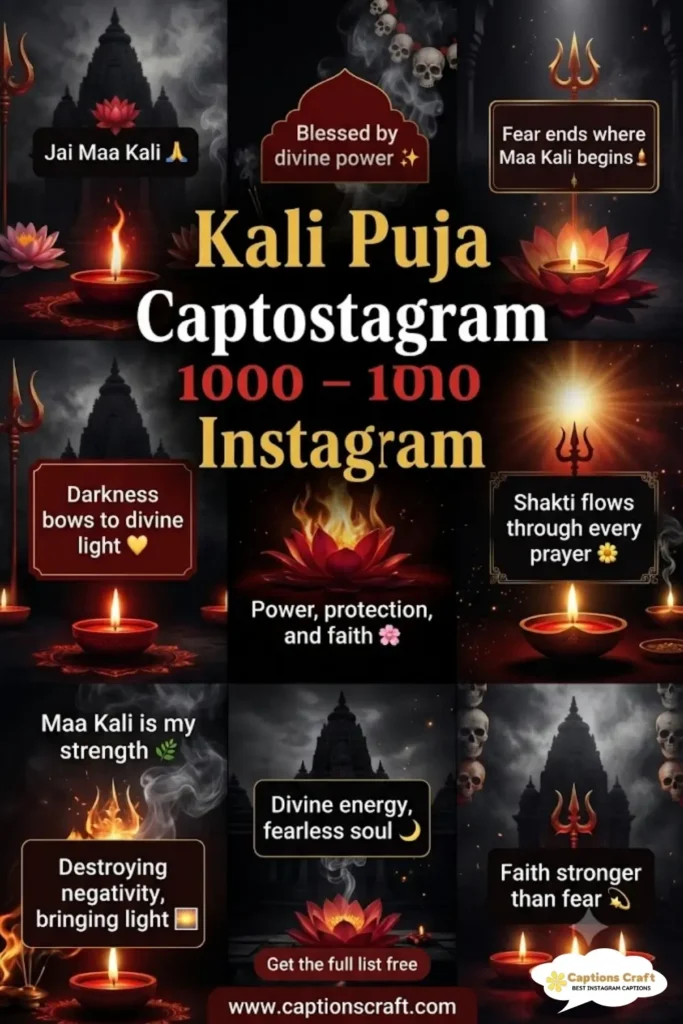 139+ Powerful Kali Puja Captions For Instagram That Ignite Your Spirit