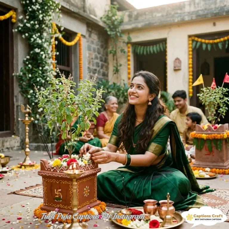 Tulsi Puja Captions For Instagram